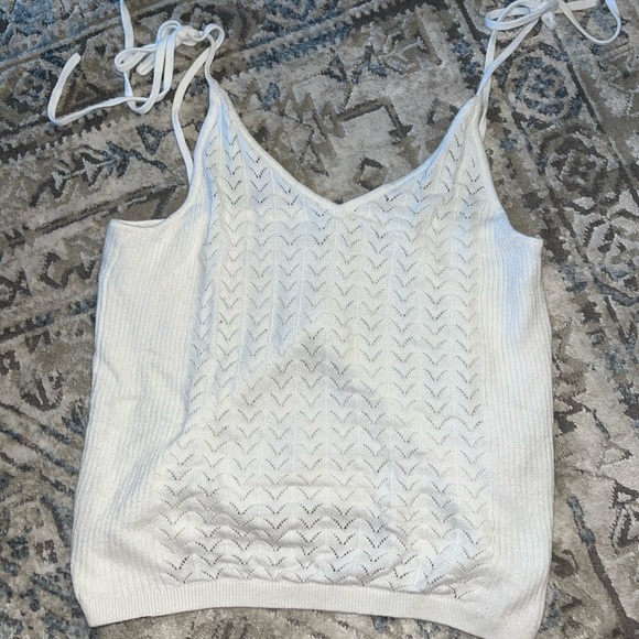 Abercrombie Knit Shoulder Tie Top